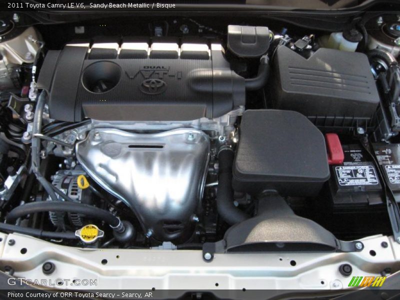 Sandy Beach Metallic / Bisque 2011 Toyota Camry LE V6