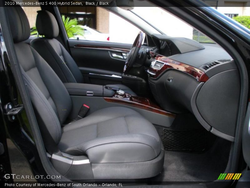 Black / Black 2010 Mercedes-Benz S 400 Hybrid Sedan