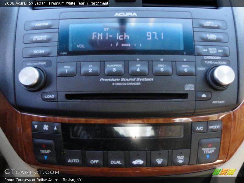 Premium White Pearl / Parchment 2008 Acura TSX Sedan
