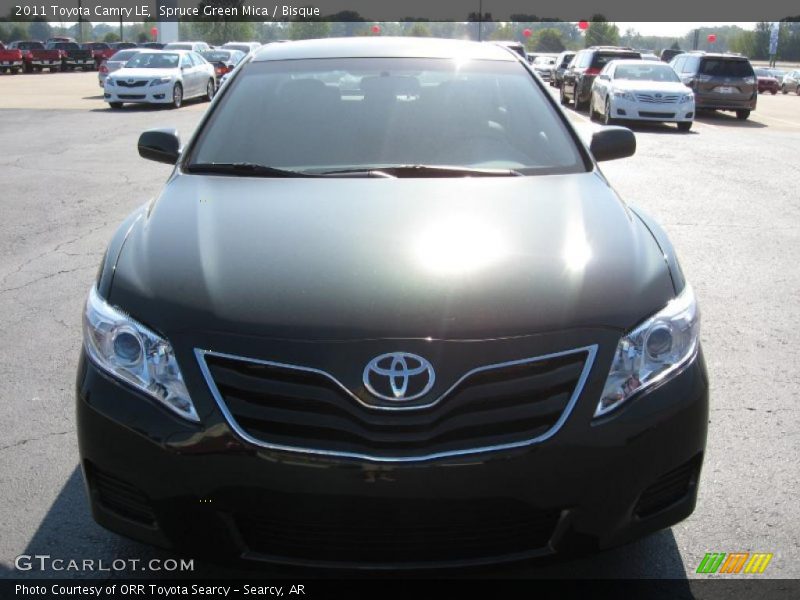 Spruce Green Mica / Bisque 2011 Toyota Camry LE