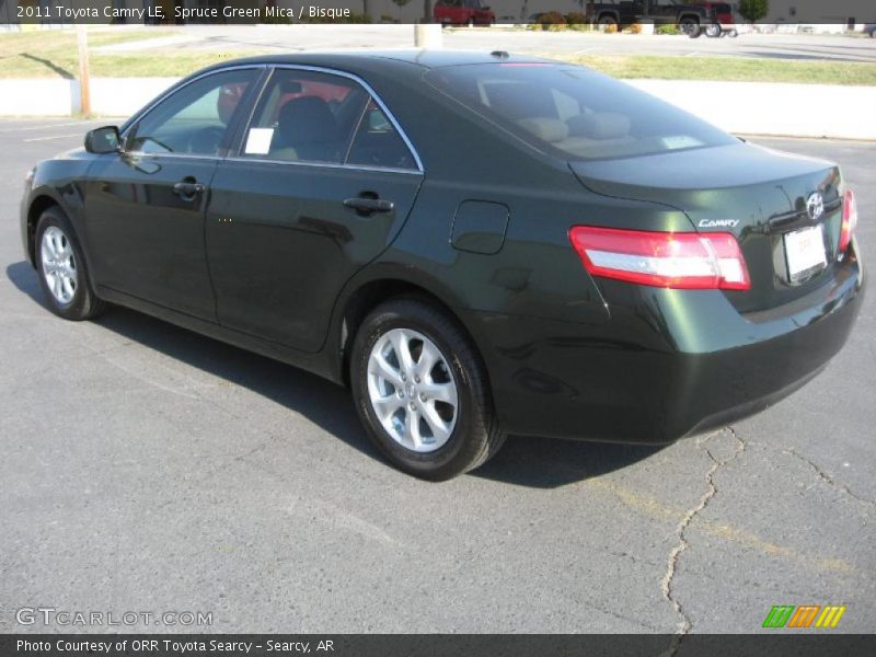 Spruce Green Mica / Bisque 2011 Toyota Camry LE