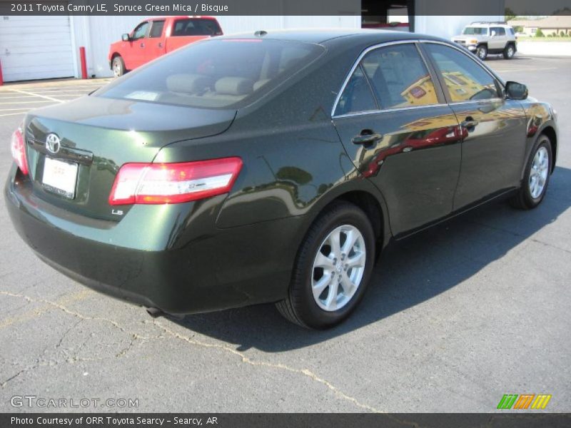 Spruce Green Mica / Bisque 2011 Toyota Camry LE