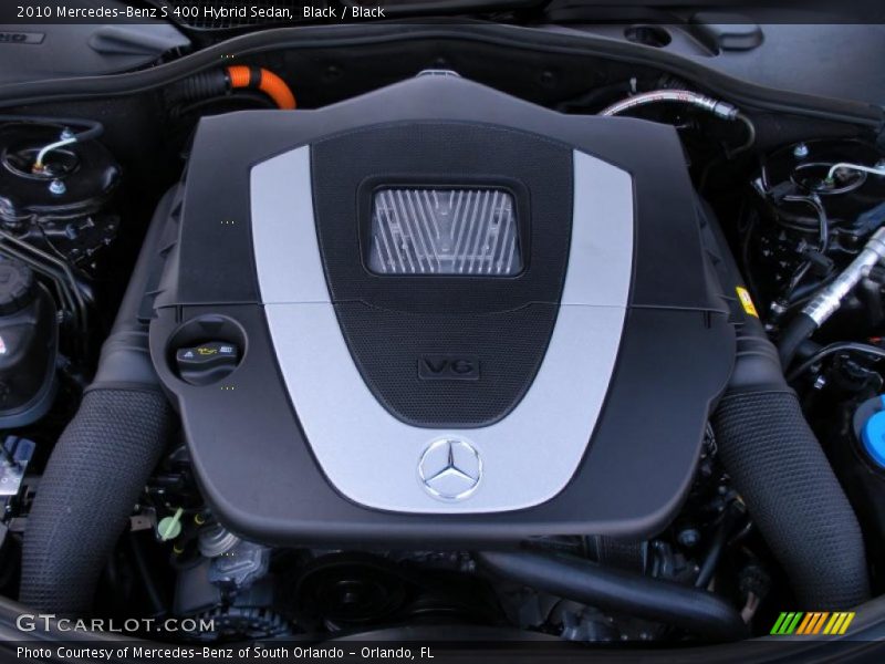 Black / Black 2010 Mercedes-Benz S 400 Hybrid Sedan