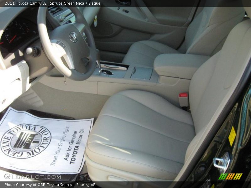 Spruce Green Mica / Bisque 2011 Toyota Camry LE