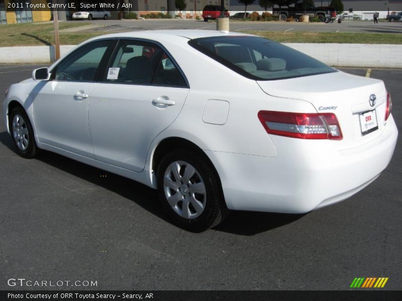 Super White / Ash 2011 Toyota Camry LE