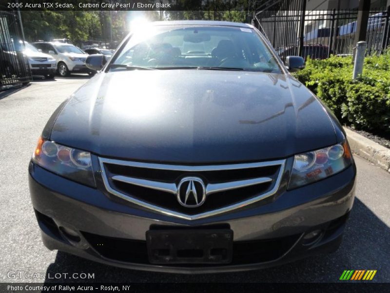 Carbon Gray Pearl / Ebony Black 2006 Acura TSX Sedan