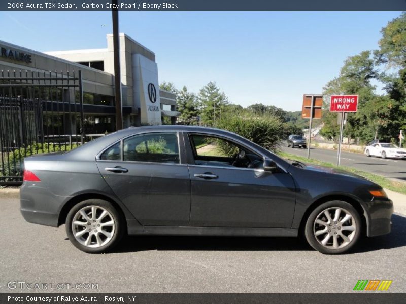 Carbon Gray Pearl / Ebony Black 2006 Acura TSX Sedan
