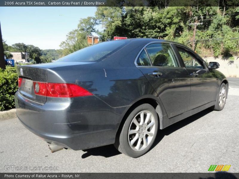 Carbon Gray Pearl / Ebony Black 2006 Acura TSX Sedan