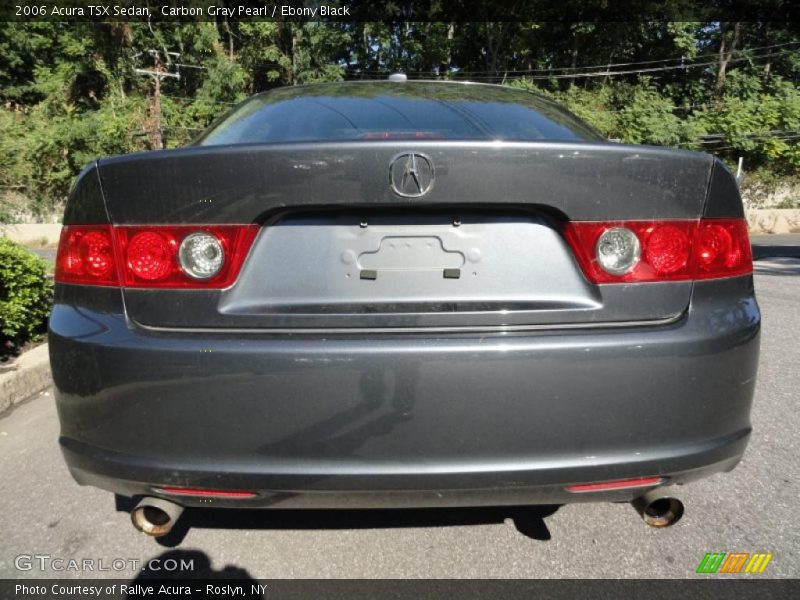 Carbon Gray Pearl / Ebony Black 2006 Acura TSX Sedan