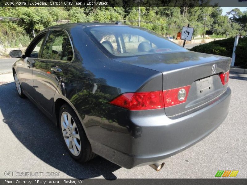Carbon Gray Pearl / Ebony Black 2006 Acura TSX Sedan