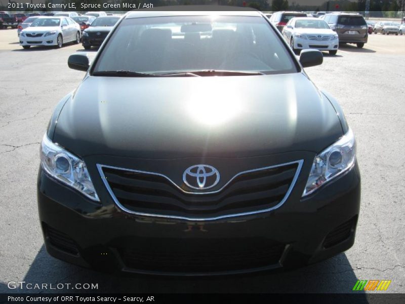 Spruce Green Mica / Ash 2011 Toyota Camry LE