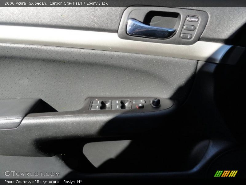 Carbon Gray Pearl / Ebony Black 2006 Acura TSX Sedan