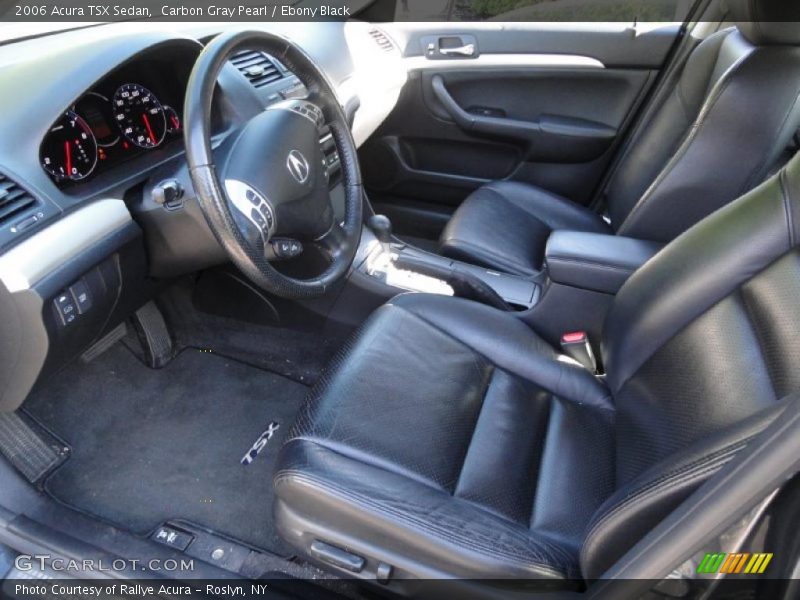 Carbon Gray Pearl / Ebony Black 2006 Acura TSX Sedan