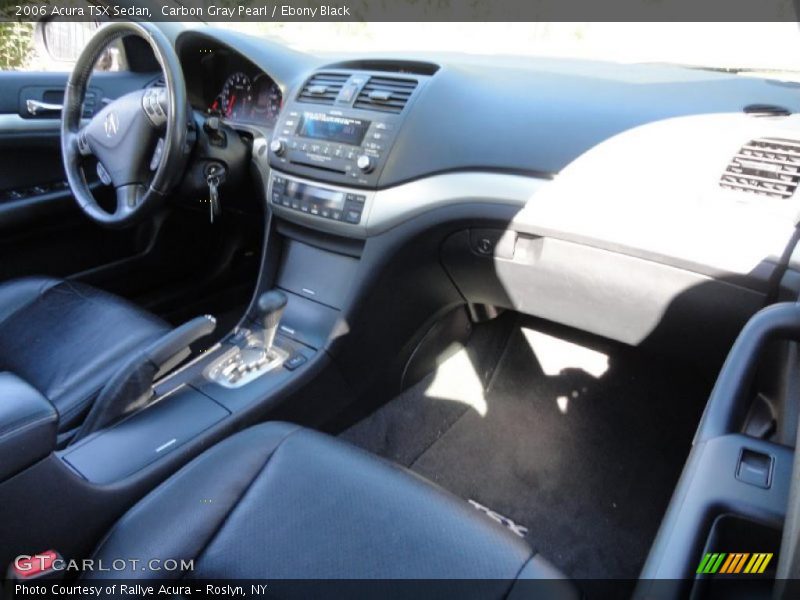 Carbon Gray Pearl / Ebony Black 2006 Acura TSX Sedan