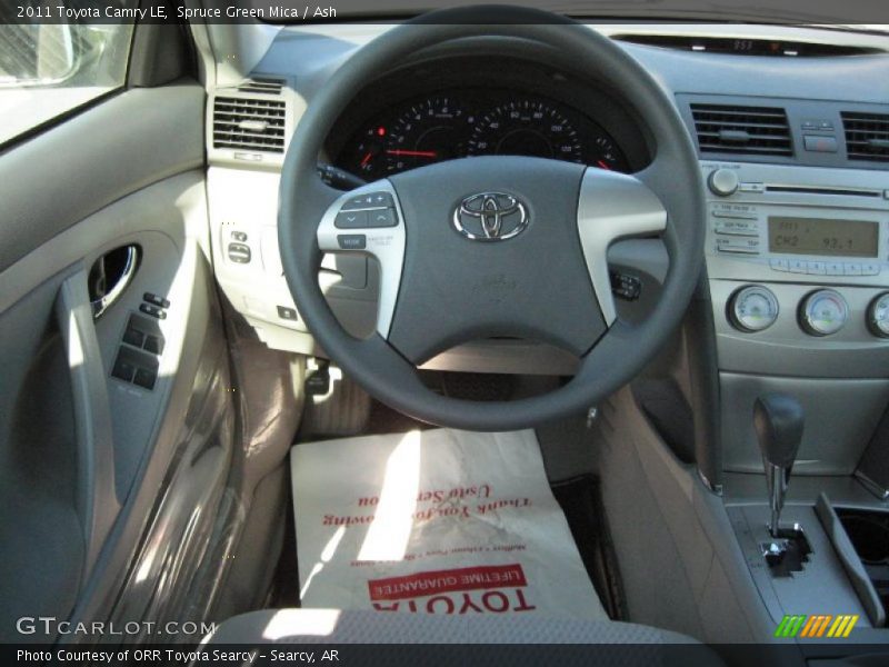 Spruce Green Mica / Ash 2011 Toyota Camry LE
