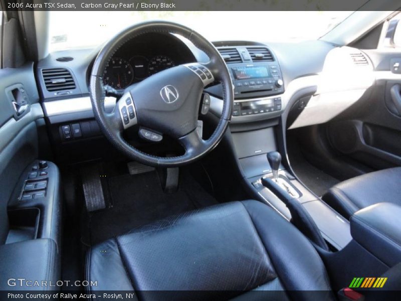 Carbon Gray Pearl / Ebony Black 2006 Acura TSX Sedan
