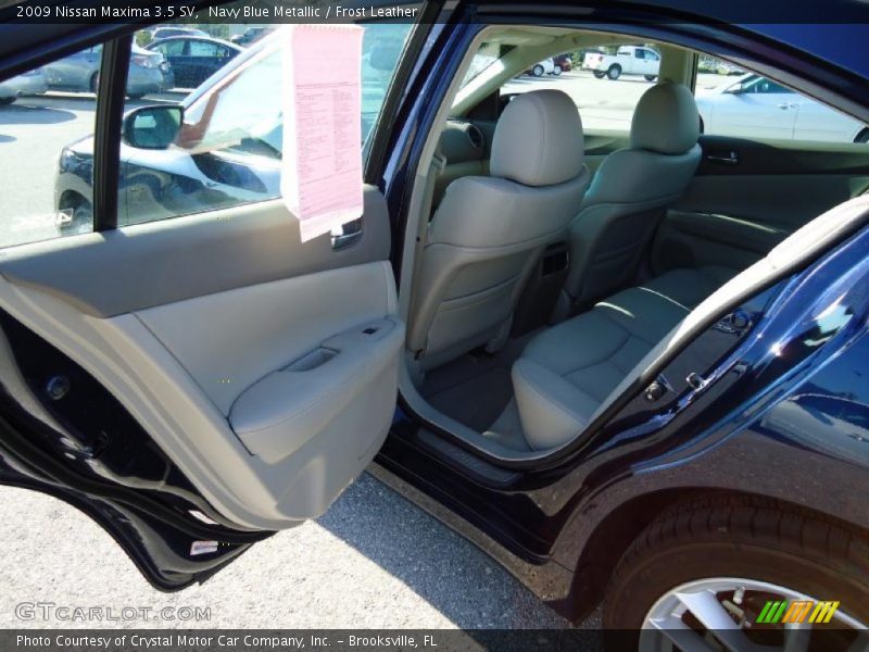 Navy Blue Metallic / Frost Leather 2009 Nissan Maxima 3.5 SV