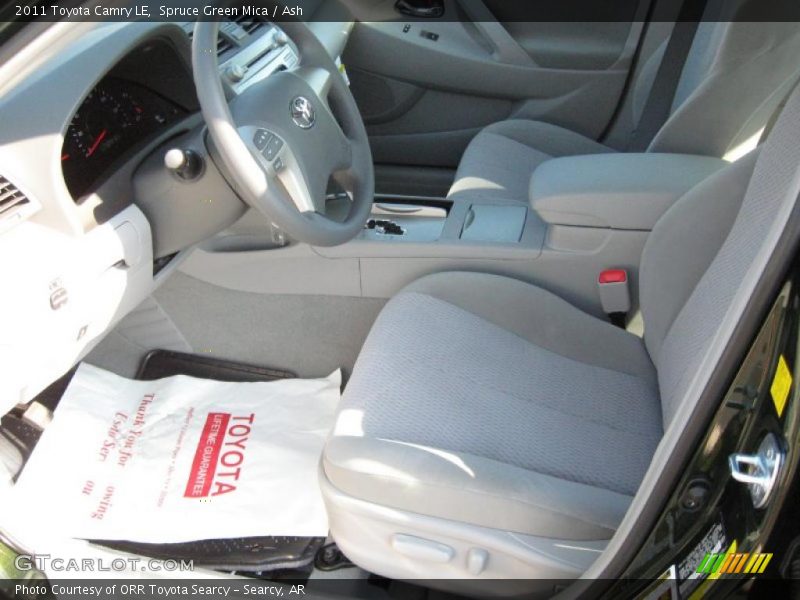Spruce Green Mica / Ash 2011 Toyota Camry LE