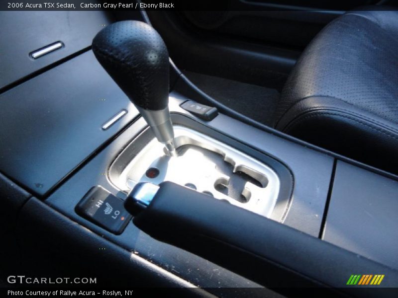 Carbon Gray Pearl / Ebony Black 2006 Acura TSX Sedan