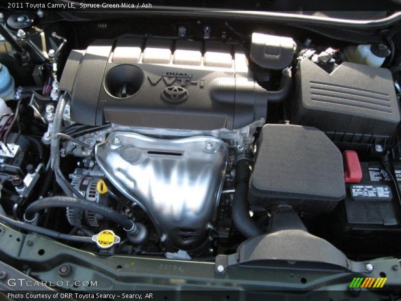 Spruce Green Mica / Ash 2011 Toyota Camry LE