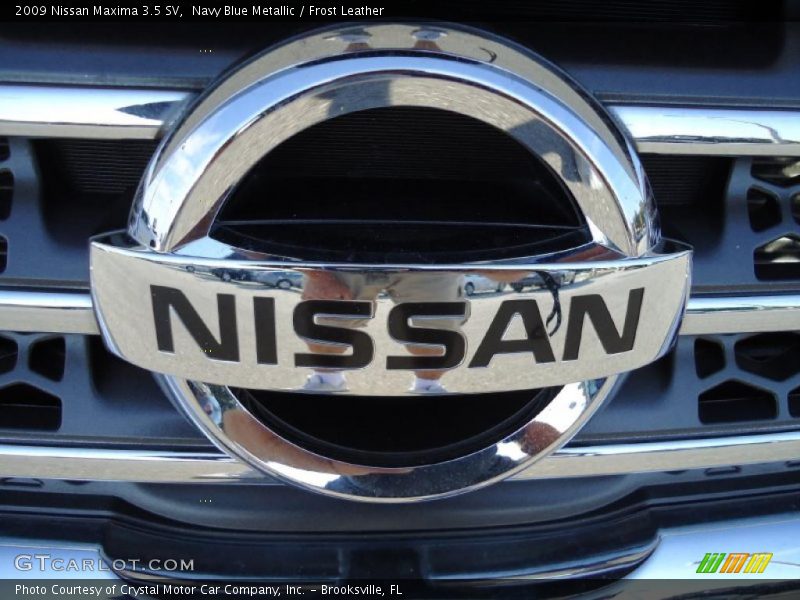 Navy Blue Metallic / Frost Leather 2009 Nissan Maxima 3.5 SV