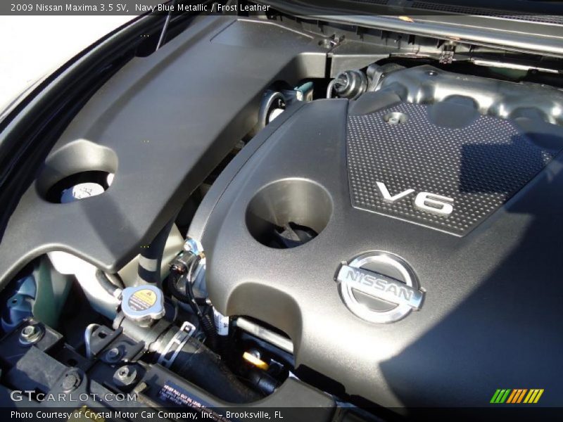 Navy Blue Metallic / Frost Leather 2009 Nissan Maxima 3.5 SV