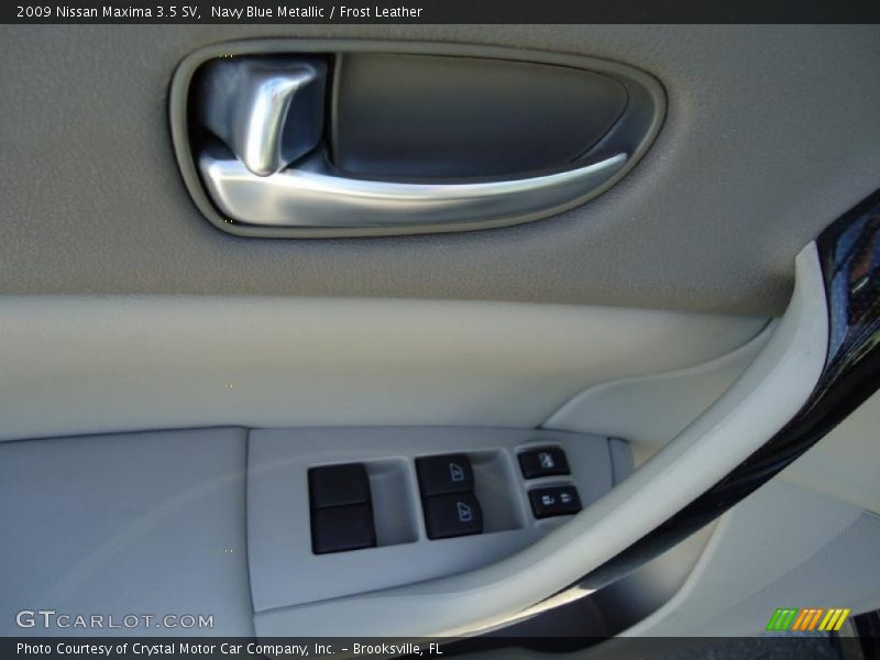 Navy Blue Metallic / Frost Leather 2009 Nissan Maxima 3.5 SV