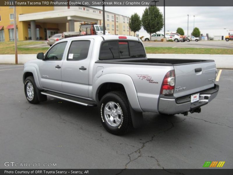 Silver Streak Mica / Graphite Gray 2011 Toyota Tacoma TRD PreRunner Double Cab