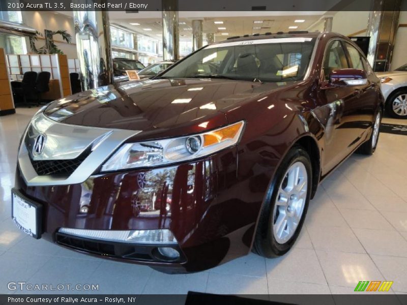 Basque Red Pearl / Ebony 2010 Acura TL 3.5