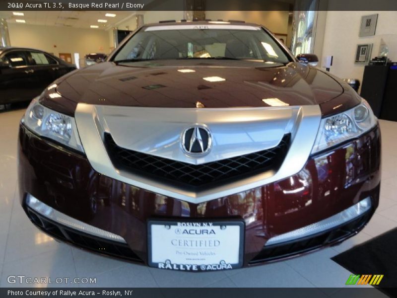 Basque Red Pearl / Ebony 2010 Acura TL 3.5