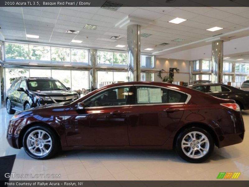Basque Red Pearl / Ebony 2010 Acura TL 3.5