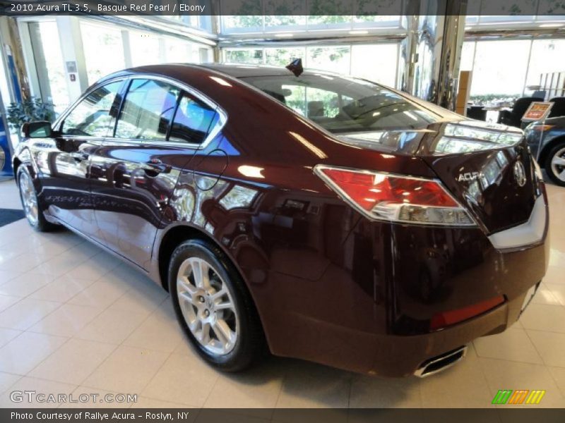 Basque Red Pearl / Ebony 2010 Acura TL 3.5