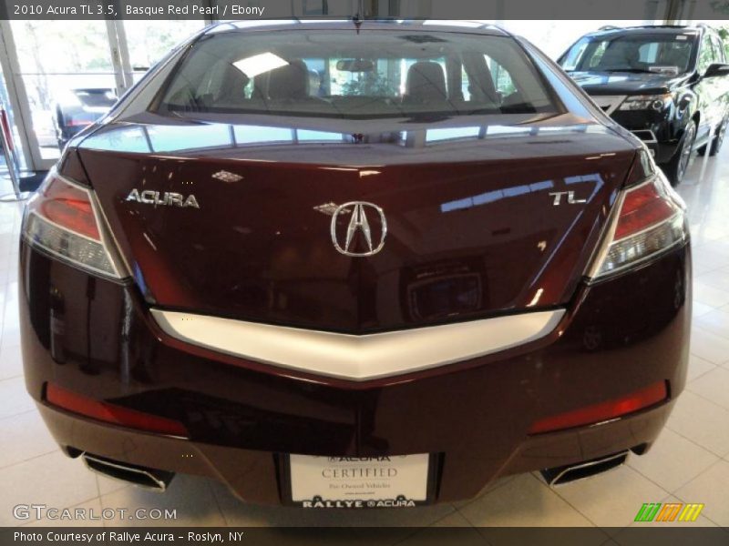 Basque Red Pearl / Ebony 2010 Acura TL 3.5