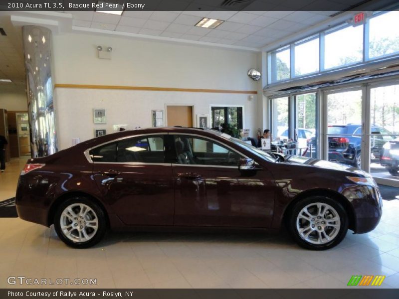 Basque Red Pearl / Ebony 2010 Acura TL 3.5