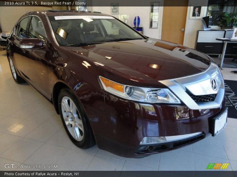 Basque Red Pearl / Ebony 2010 Acura TL 3.5
