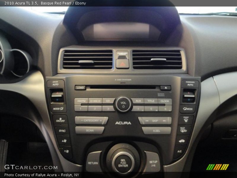 Basque Red Pearl / Ebony 2010 Acura TL 3.5