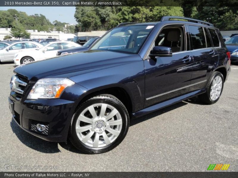 Capri Blue Metallic / Almond/Black 2010 Mercedes-Benz GLK 350