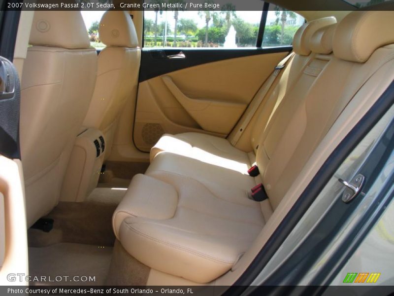 Granite Green Metallic / Pure Beige 2007 Volkswagen Passat 2.0T Sedan