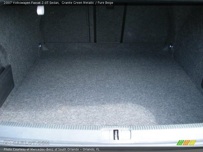 Granite Green Metallic / Pure Beige 2007 Volkswagen Passat 2.0T Sedan