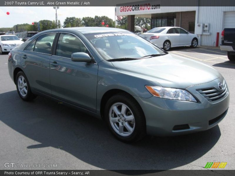 Aloe Green Metallic / Ash 2007 Toyota Camry LE