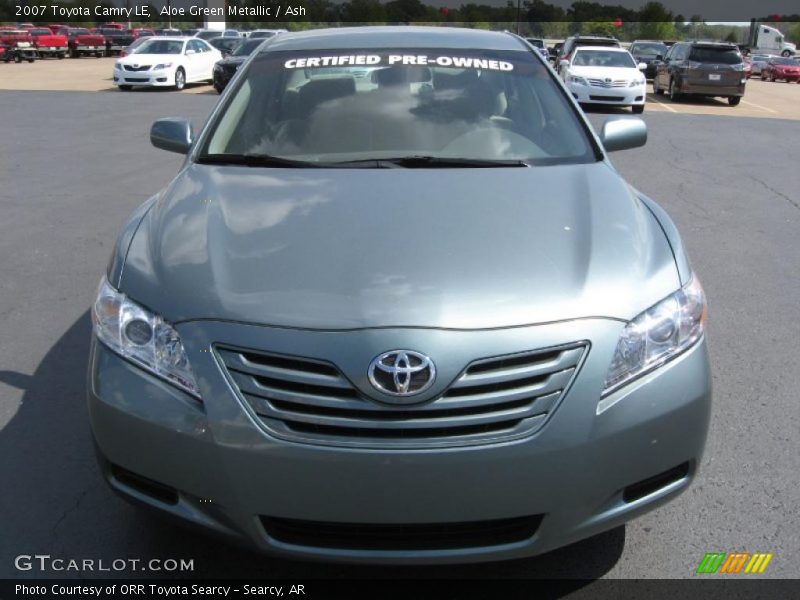 Aloe Green Metallic / Ash 2007 Toyota Camry LE