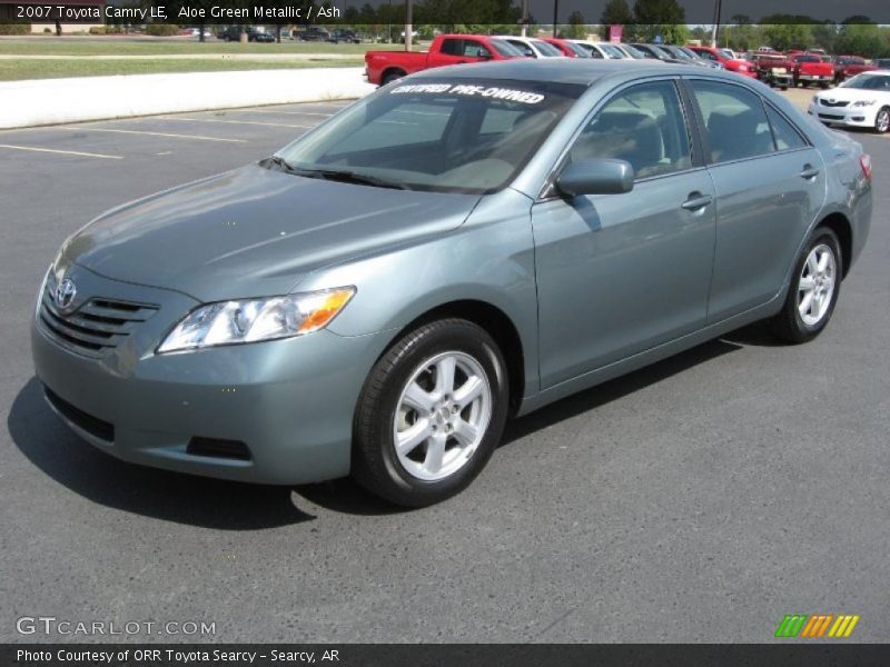 Aloe Green Metallic / Ash 2007 Toyota Camry LE