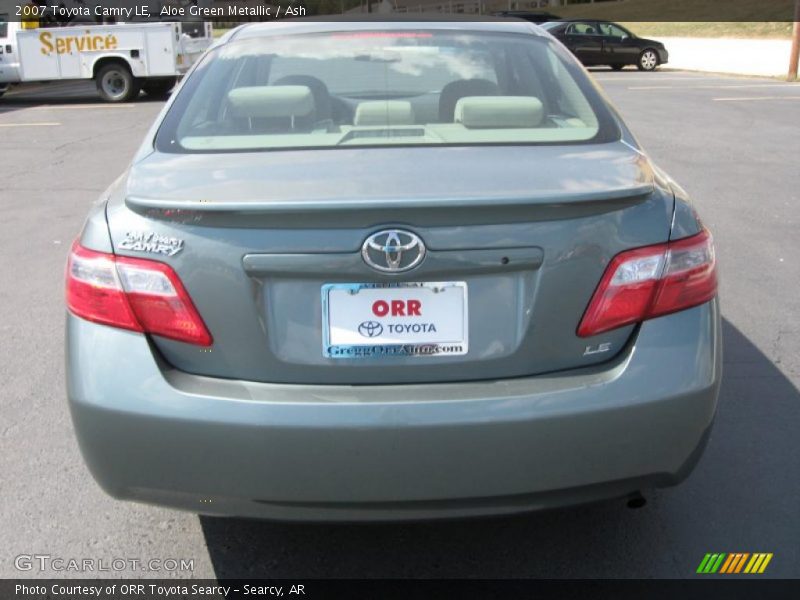 Aloe Green Metallic / Ash 2007 Toyota Camry LE