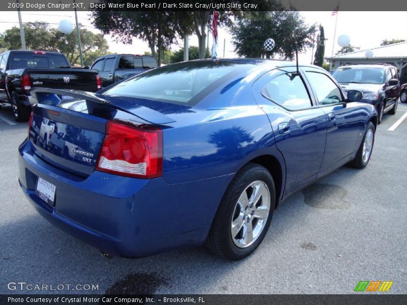 Deep Water Blue Pearl / Dark Slate Gray/Light Slate Gray 2009 Dodge Charger SXT