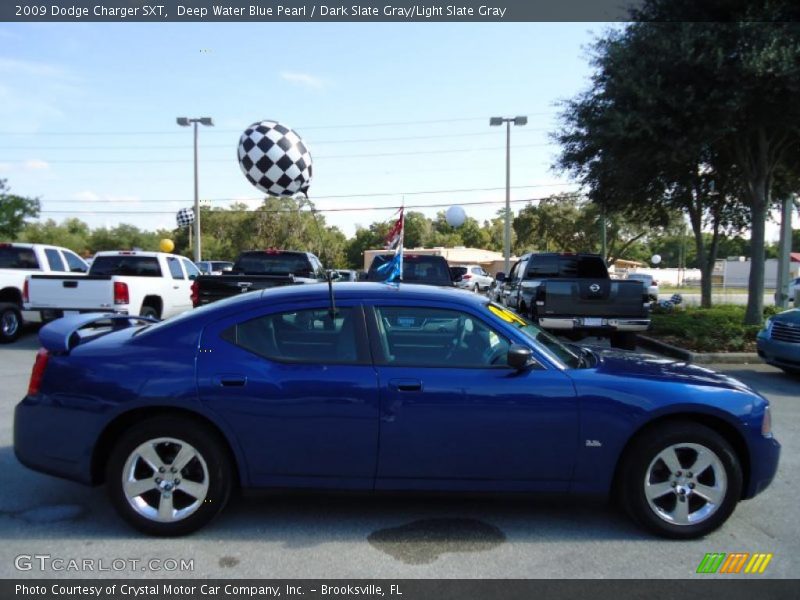 Deep Water Blue Pearl / Dark Slate Gray/Light Slate Gray 2009 Dodge Charger SXT