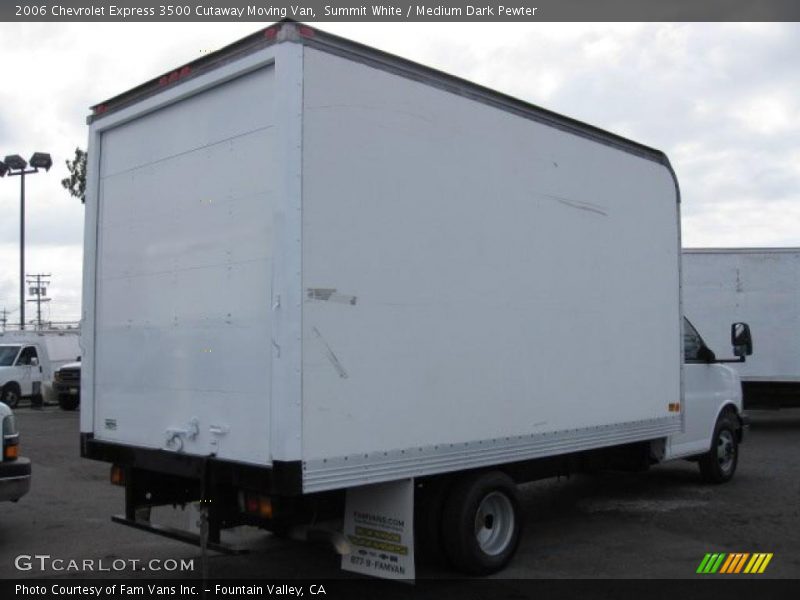 Summit White / Medium Dark Pewter 2006 Chevrolet Express 3500 Cutaway Moving Van