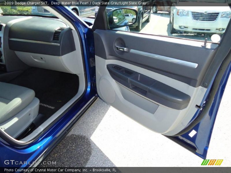 Deep Water Blue Pearl / Dark Slate Gray/Light Slate Gray 2009 Dodge Charger SXT