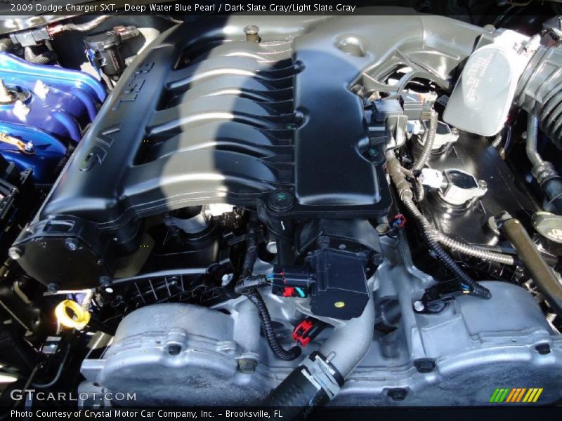 Deep Water Blue Pearl / Dark Slate Gray/Light Slate Gray 2009 Dodge Charger SXT