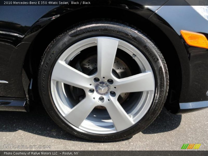 Black / Black 2010 Mercedes-Benz E 350 4Matic Sedan