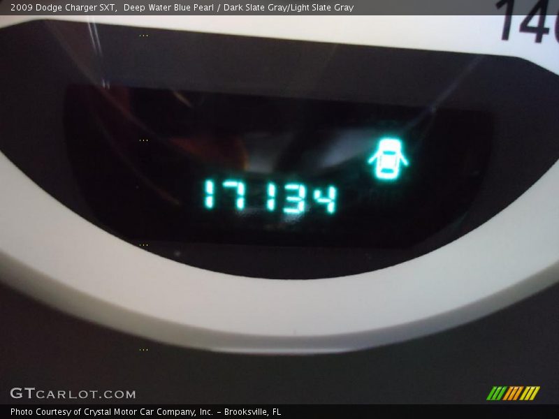 Deep Water Blue Pearl / Dark Slate Gray/Light Slate Gray 2009 Dodge Charger SXT